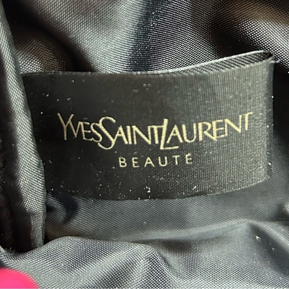 Yves Saint Laurent Black and Gold Cosmetic Bag - Picture 5 of 8